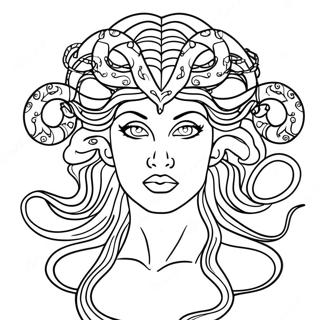 Medusa Ausmalbild 9096-7431