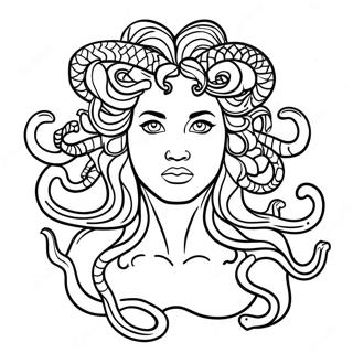 Medusa Ausmalbild 9096-7432