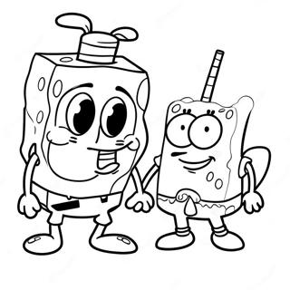 Spongebob Und Patrick Ausmalbilder