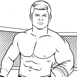 Cody Rhodes In Aktion Ausmalbild 9177-7497