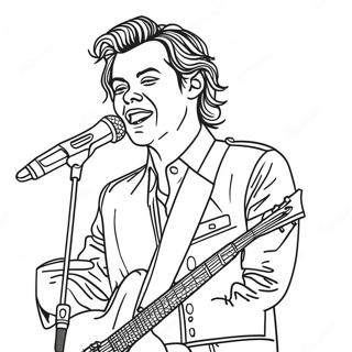 Harry Styles Im Konzert Ausmalbild 9197-7513