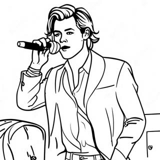 Harry Styles Im Konzert Ausmalbild 9197-7514