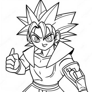 Yugi Muto Duellant Ausmalbild 9267-7570