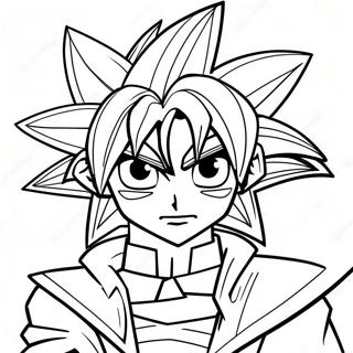 Yugi Muto Duellant Ausmalbild 9267-7572