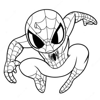 Niedlicher Spiderman Ausmalbild 9286-7582