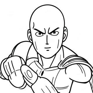 One Punch Man Ausmalbild 9306-7597