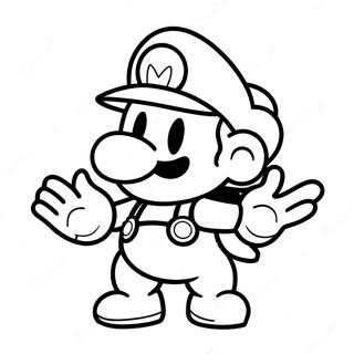 Papier Mario Ausmalbilder