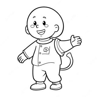 Caillou Ausmalbild 9426-7694