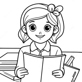 Dork Diaries Ausmalbild 9466-7723