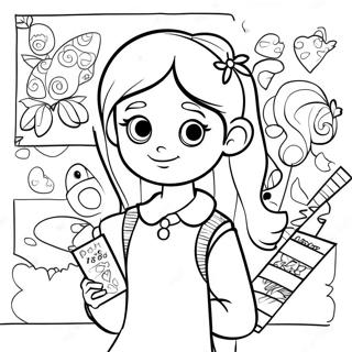 Dork Diaries Ausmalbild 9466-7724