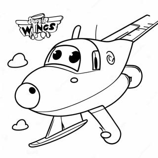 Super Wings Fliegendes Abenteuer Ausmalbild 9557-7799