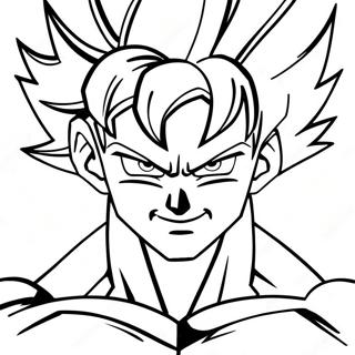 Goku Ultra Instinkt Ausmalbild 9756-7961