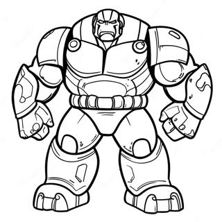 Hulk Buster Ausmalbild 9866-8114