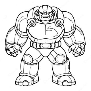 Hulk Buster Ausmalbild 9866-8115