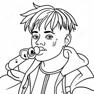 Juice Wrld Ausmalbild 9926-8161